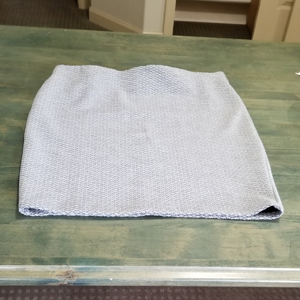 Stretchy Light Gray pull on skirt